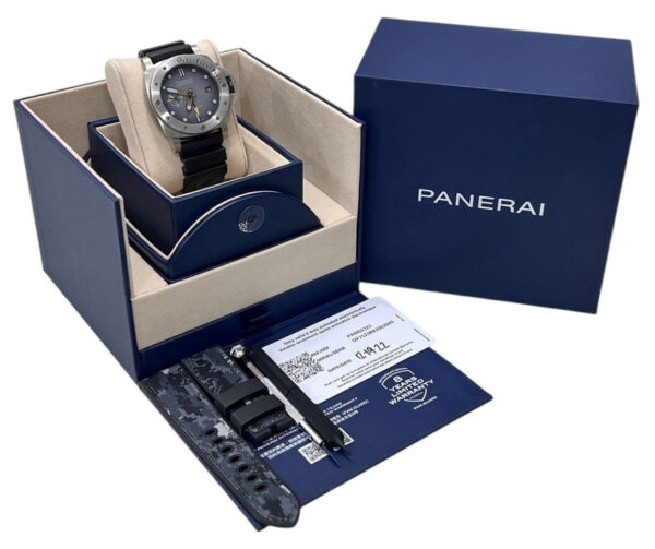 Panerai Submersible Navy Seals PAM01323 PAM1323 44mm Grey Dial Full Set