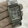 57_66d1b931-32bc-400c-82e8-017f418fd03e Cartier Tank Solo XL 3515 Stainless Steel 31mm Automatic Mens Watch W5200028