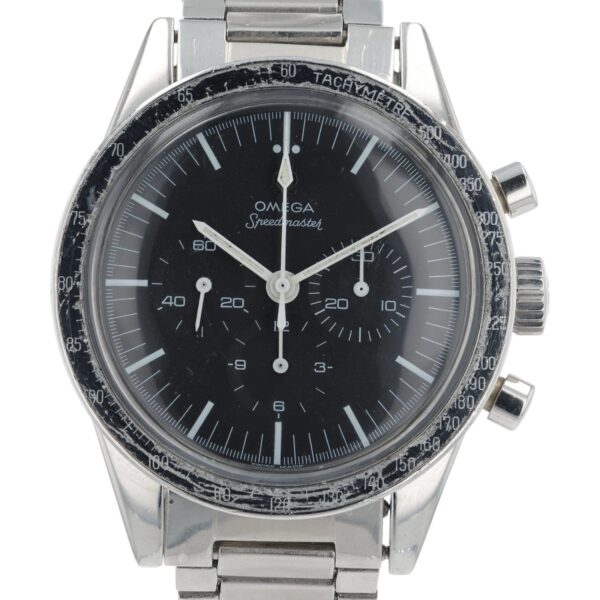 57_69d468a8-443d-41e3-be80-5847ab5e830d Omega Speedmaster 321 Steel Black Dial 42mm Manual Wind Mens Watch 105.003