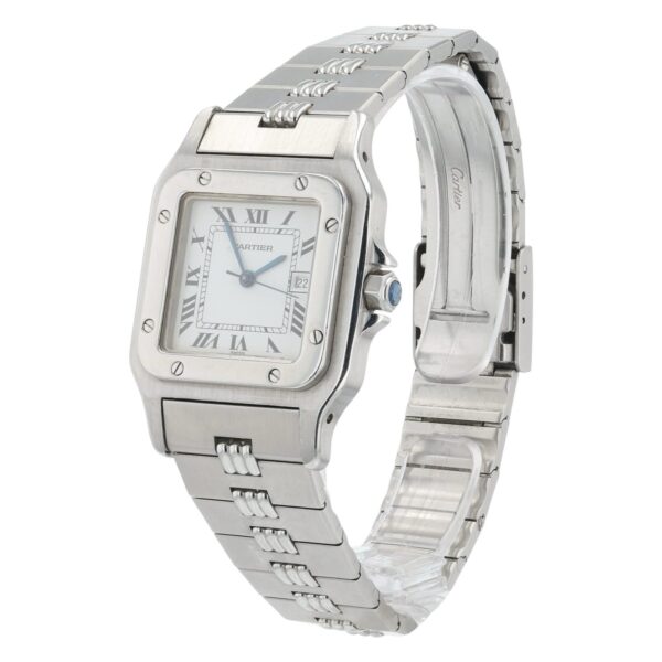 Cartier Santos Stainless Steel White Dial 29x41mm Automatic Unisex Watch 2960