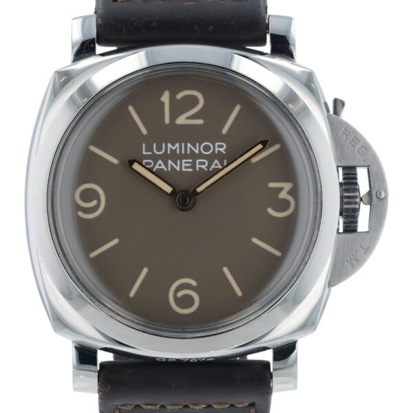 Panerai Luminor Brown Dial Stainless Steel 47mm Manual Wind Men’s Watch PAM00663