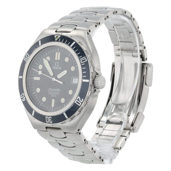 57_77e50f67-e978-4e41-a578-a1fd2c061439 Omega Seamaster Stainless Steel Black Dial 38mm Automatic Men’s Watch 368.1051
