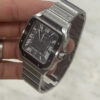 57_77efbdec-c95e-48b9-bec8-9751b4653f11 Cartier Santos Stainless Steel Grey Dial 39.8mm Automatic Men’s Watch WSSA0037