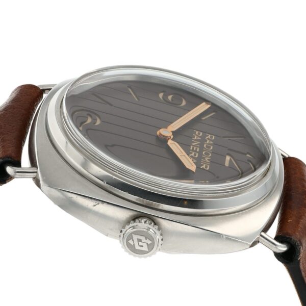 57_7ab881d0-5516-42d6-8aa9-8de74973b4c0 Panerai Radiomir Eilean Stainless Steel Brown Dial 45mm Manual Mens PAM01243