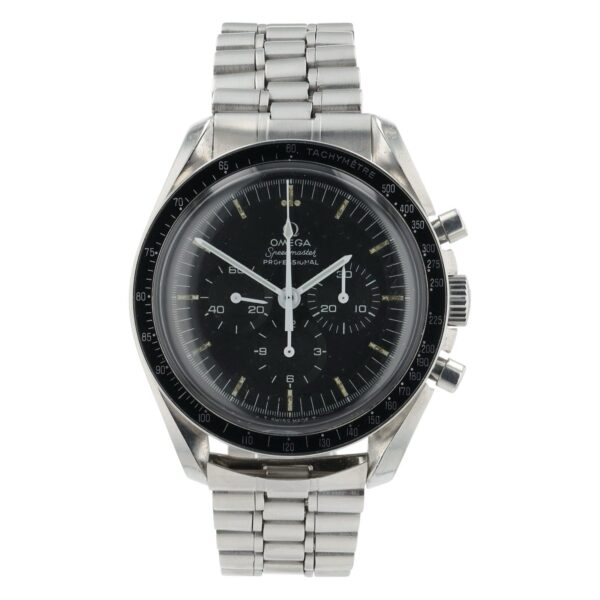 57_7d82aab8-1047-4d17-9eee-a63652aacfc3 Omega Speedmaster Stainless Steel Black Dial 42mm Manual Wind Mens 145.022-69ST