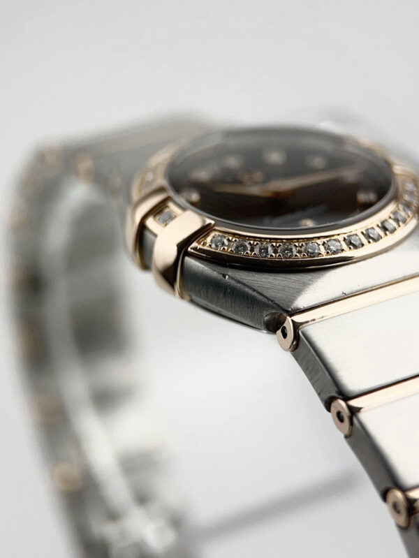 57_7ffb8fc0-7f00-4d90-a6ae-4a7a755c8057 Omega Constellation Rose Gold & Steel Brown Dial 24mm Quartz 123.25.24.60.63.001