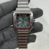 57_824e57f8-502c-45f6-a72b-a5984b4b067b Cartier Santos Stainless Steel Green Dial 35mm Automatic Men’s Watch WSSA0061