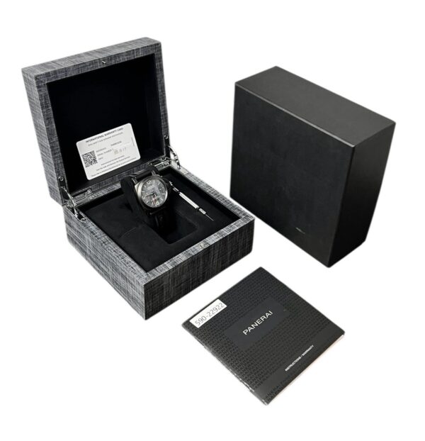 57_868e94ea-9ba1-4b7d-b0e2-419cfbffcc88 Panerai Luminor Luna Rossa Titanium Grey Dial 44mm Automatic Mens Watch PAM01036
