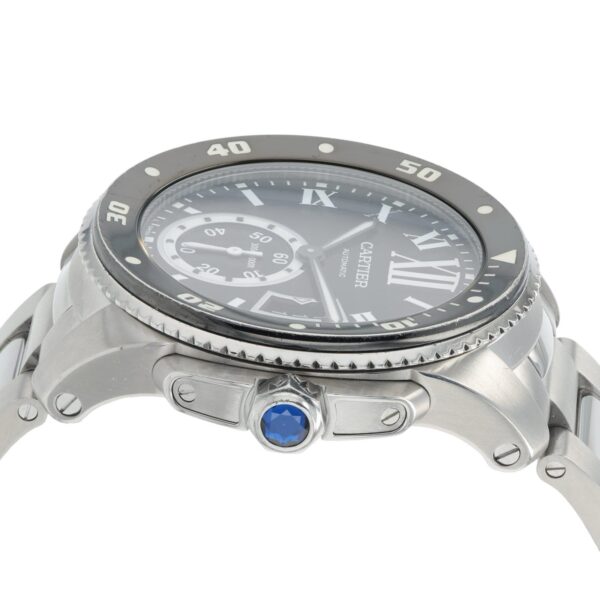 Cartier Calibre De Cartier Black Dial Stainless Steel 42mm Automatic Men’s 3729