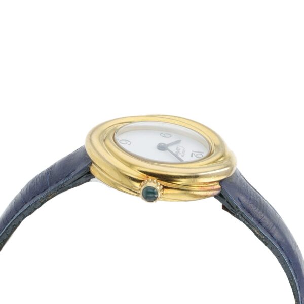 57_90b769da-a96e-4792-85a2-5fc74f847547 Cartier Trinity 925 Vermeil White Dial 27mm Quartz Movement Women’s Watch 2735