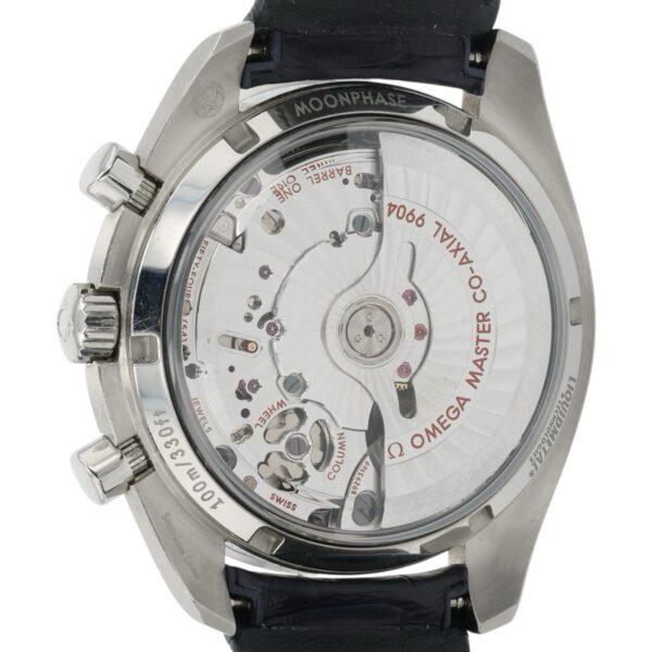 57_949d8147-dd92-4a27-a031-71193103acdc Omega Speedmaster Moonphase Steel Blue Dial 44.25mm Mens 304.33.44.52.03.001