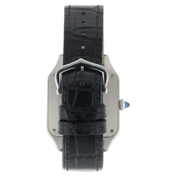 57_95a62446-046a-4c9f-8fee-1da0aad92467 Cartier Santos Dumont Silver Dial Steel and Gold 31mm Quartz Watch W2SA0011