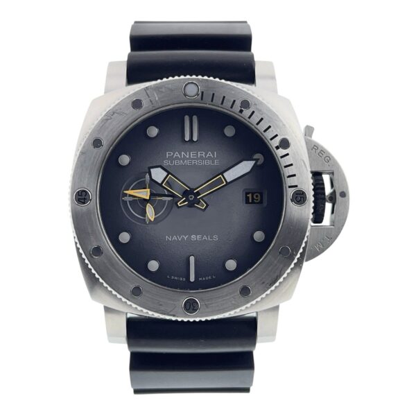 Panerai Submersible Navy Seals PAM01323 PAM1323 44mm Grey Dial Full Set