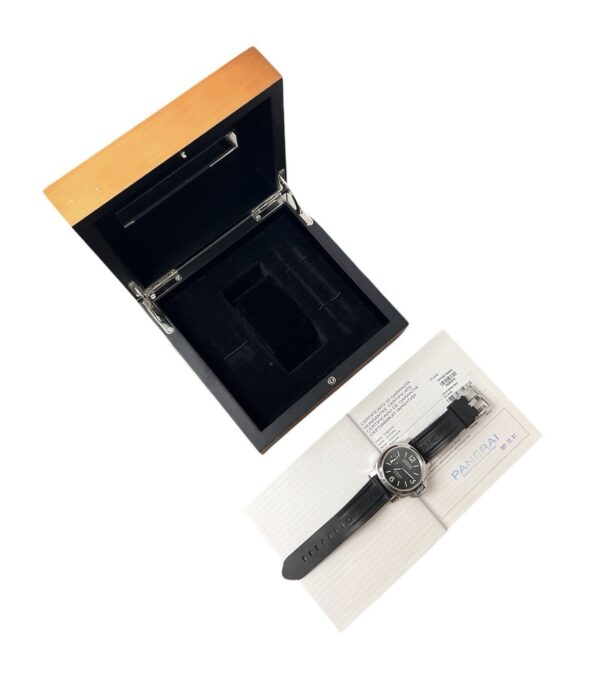 Panerai Luminor Marina 8 Days Steel Black Dial 44mm Manual Wind Mens PAM00510