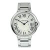 Cartier Ballon Bleu Stainless Steel Silver Dial 36mm Quartz Men’s Watch W69011Z4