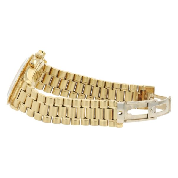 57_9e604c8a-6c8c-42b3-875d-e5d990d1deaf Omega Speedmaster 18k Yellow Gold White Dial 39mm Automatic Mens Watch 175.0034