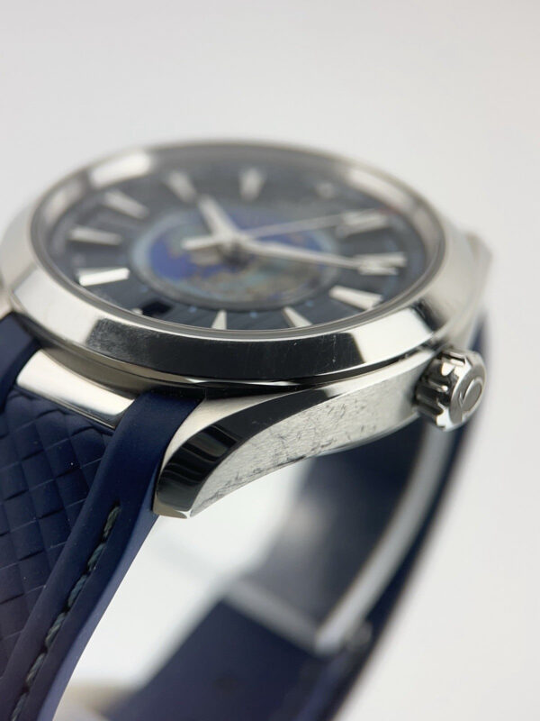 Omega Seamaster Aqua Terra Worldtimer Steel Blue Dial 43mm 220.12.43.22.03.001