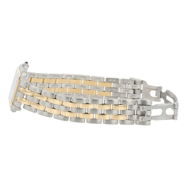 57_a1944798-da3a-44f5-9d27-5b8d71ea192b Cartier Panthere Silver Dial Gold and Steel 27mm Quartz Unisex Watch 110000R