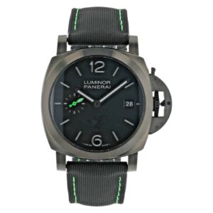 Panerai Luminor Quadrants Razer Steel Black Dial 40mm Automatic Mens PAM01353