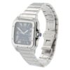 57_b1d8a320-3595-4b70-969d-c988e2e73387 Cartier Santos Stainless Steel Blue Dial 39.8mm Automatic Men’s Watch WSSA0013