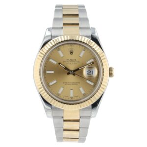 57_b485af95-ff18-4dc4-a887-7c48a620adf9 Rolex Datejust II Gold & Steel Champagne Dial 41mm Automatic Men’s Watch 116333
