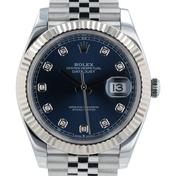Rolex Datejust Blue Dial Stainless Steel 41mm Automatic Men’s Watch 126334