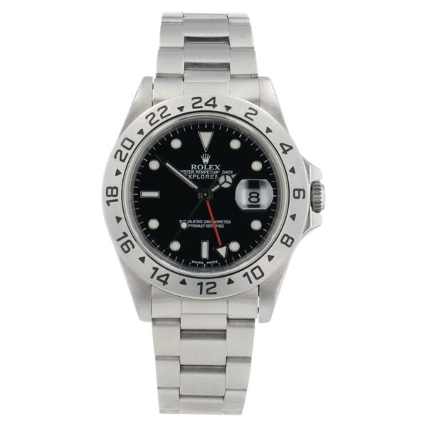 57_b7a98bd1-adc7-4482-9ad3-98f886104cad Rolex Explorer II Stainless Steel Black Dial 40mm Automatic Men’s Watch 16570