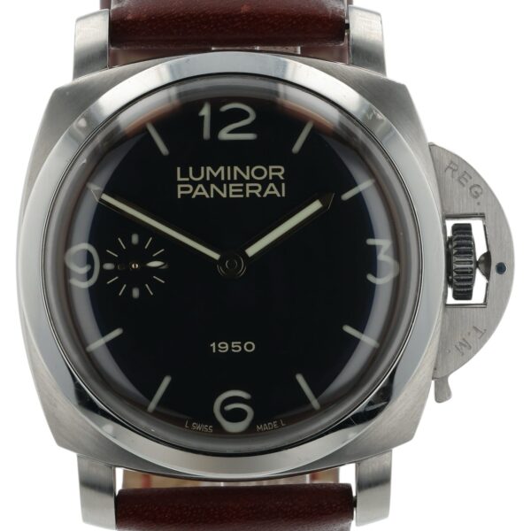 Panerai Luminor “Fiddy” Black Dial Stainless Steel 47mm Manual Men’s PAM00127