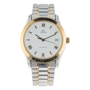 Omega Classic Heritage Steel & Gold White Dial 35mm Automatic Men’s 166.0285