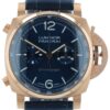 Panerai Luminor Marina 18k Rose Gold Blue Dial 44mm Automatic Mens PAM01111