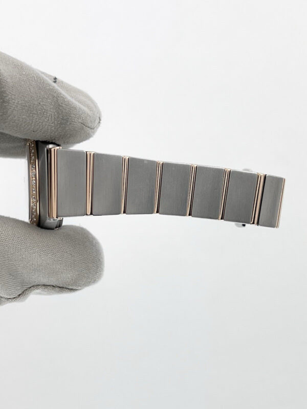 57_bdb936e5-822e-472b-aa0b-659b308bf4f2 Omega Constellation Rose Gold & Steel Brown Dial 24mm Quartz 123.25.24.60.63.001