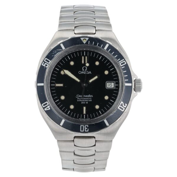 57_c2eed281-dfee-4b2b-8619-e953c4092bad Omega Seamaster Stainless Steel Black Dial 38mm Automatic Men’s Watch 368.1051