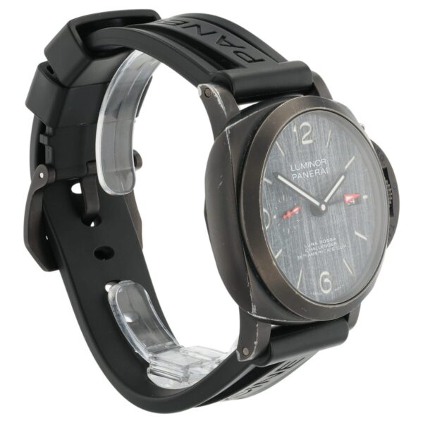 57_c3950f6c-ab94-4243-8c74-aee3ac11aeee Panerai Luminor Luna Rossa Titanium Grey Dial 44mm Automatic Mens Watch PAM01036