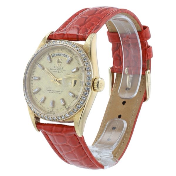 57_c76a8dc5-148b-40c7-a962-ebb731050662 Rolex Day-Date Champagne Dial 18k Yellow Gold 36mm Automatic Watch 1803