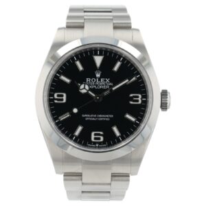 Rolex Explorer Black Dial Stainless Steel 40mm Automatic Men’s Watch 224270