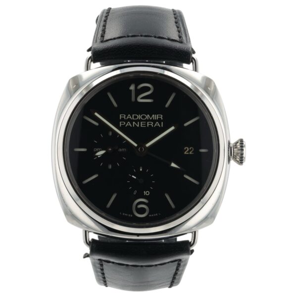 57_cb3278c8-a7b7-486f-93e6-7e8e4b380792 Panerai Radiomir 10 Days GMT Acciaio Black Dial Steel 47mm Automatic PAM00323