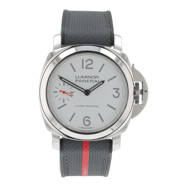 57_ce0788ea-2afe-459f-abfe-0e317308b433 Panerai Luna Rossa White Dial Stainless Steel 42mm Men’s Manual Wind PAM01342