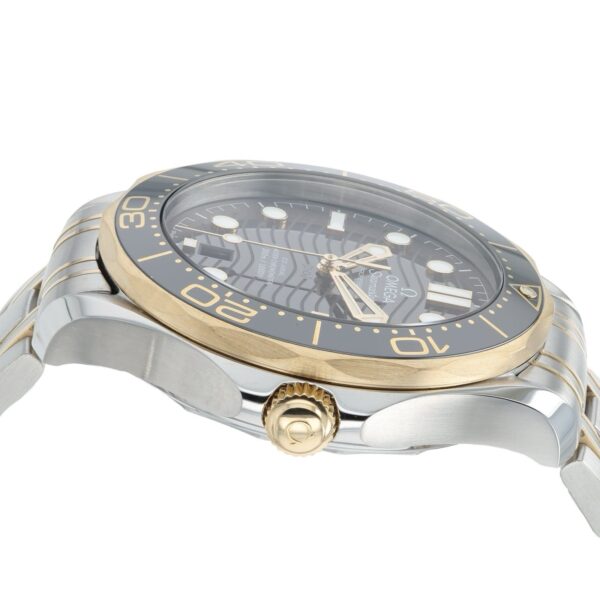 57_ce62dd79-908e-4262-8d55-82580543b016 Omega Two-Tone Seamaster Black Dial Gold & Steel 42mm Mens 210.20.42.20.01.002