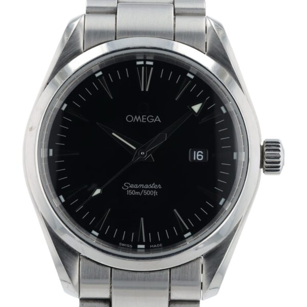 57_cedf910b-cdf9-413c-8405-4b3153514e7e Omega Seamaster AquaTera Black Dial Steel 39.2mm Quartz Men’s Watch 2517.50.00