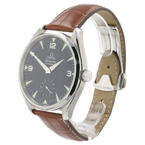 57_cfb0fbbf-887d-40c5-b35f-e950faa3f53b Omega Seamaster Stainless Steel Black Dial 49mm Manual Wind Men’s 2806.52.37