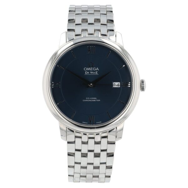 57_d0e3bbe1-4dcc-4d16-baab-2082adeb9f2f Omega De Ville Prestige Steel Blue Dial 39.5mm Automatic 424.10.40.20.03.001