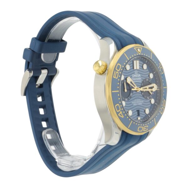 Omega Seamaster Diver Gold & Steel Blue Dial 44mm Automatic 210.22.44.51.03.001