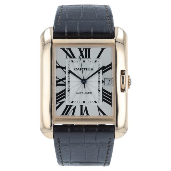 57_d2c80f11-fa99-4773-af56-e65ed8177dd7 Cartier Tank Anglaise 18k Rose Gold Silver Dial 39mm Automatic Men’s W5310004