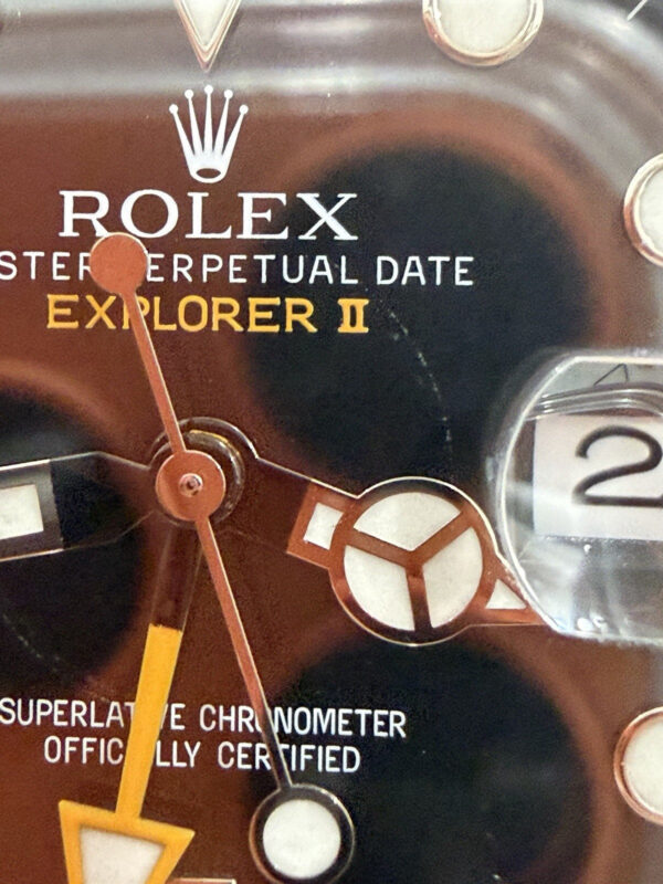 57_d554306e-4861-4b46-b2e8-45ebe97b4496 Rolex Explorer II Stainless Steel Black Dial 42mm Automatic Mens Watch 216570