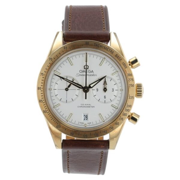 57_d5943713-f117-415d-8798-019939b46bbf Omega Speedmaster Silver Dial 18K Rose Gold 41.5mm Automatic 331.53.42.51.02.002