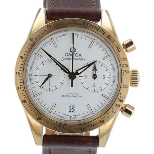 57_d9200182-fc08-4f7f-adc3-8e87c2ebf466 Omega Speedmaster Silver Dial 18K Rose Gold 41.5mm Automatic 331.53.42.51.02.002