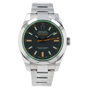 57_d98a512e-70b7-4598-b76a-1c4bcac31959 Rolex Milgauss Black Dial Stainless Steel 40mm Automatic Men’s Watch 116400GV