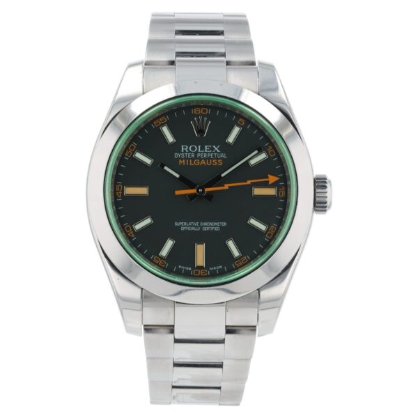 Rolex Milgauss Black Dial Stainless Steel 40mm Automatic Men’s Watch 116400GV