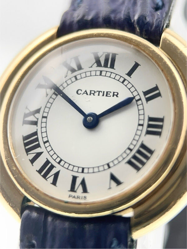 57_de028b6f-18c1-487e-a9a8-15120fc95a5a Cartier Vendome 18k Yellow Gold White Dial 26mm Manual Wind Women’s Watch 6708