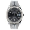 57_de5a1761-4bb0-4509-b59a-cda0e6fb7a9c Rolex Datejust Stainless Steel Gray Dial 41mm Automatic Movement Mens 126334